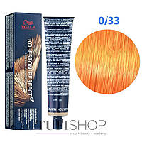 Краска для волос Wella Professionals Koleston Perfect № 0/33 золотистый интенсивный special mix