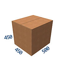 Картонная коробка / Гофроящик 500*450*450 (четырехклапанная)