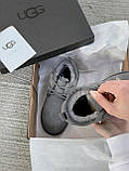 Жіночі черевики UGG Neumel Suede Boots Dark Fawn Gray 3236, фото 6
