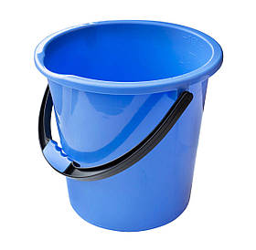 Відро пластикове 10 літрів "Комфорт" блакитне Ø 27.5 см h=27 см (Горизонт)