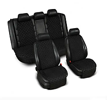 Накидки з алькантари універсальні широкі Чохли на сидіння автомобіля Чохли-накидки на сидіння, комплект