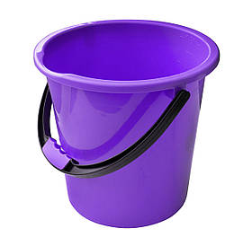 Відро пластикове 10 літрів "Комфорт" фіолетове Ø 27.5 см h=27 см (Горизонт)