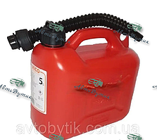 Каністра пластикова з лійкою 5л