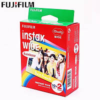 Фотопленка Fujifilm colorfilm Instax Wide Rainbow 2 x картриджа (WIDE 100, 210, 300)