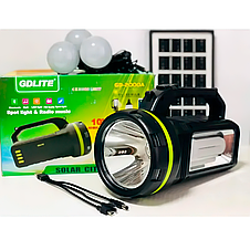 Портативна багатофункціональна сонячна система GDLITE GD-2000А, фото 3