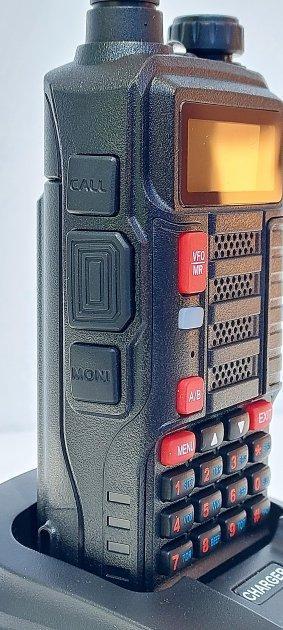 Рація Baofeng UV-10R, дальність до 10км, батарея 2200mAh, 5W, чорний