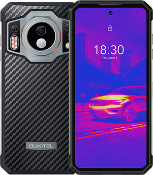 OUKITEL WP21 Ultra 12/256GB Black + Тепловізор, Night Vision, 9800 mAh, 66 Вт, 64 Mpx, NFC, Дисплей 6.78"