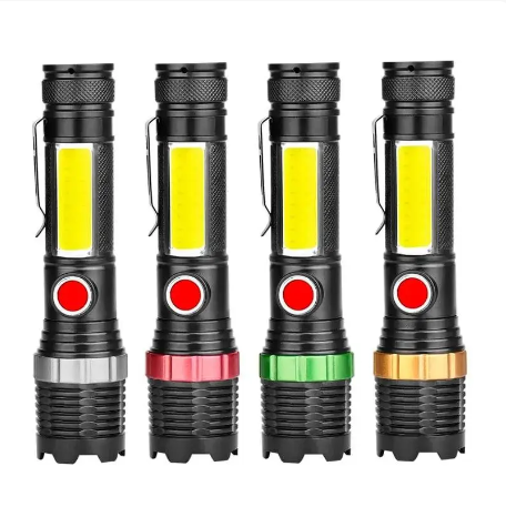 Кишеньковий ліхтарик XBalog BL 669-Cree Q5 + СОВ, Світлодіодний ліхтарик на акумуляторі, Ліхтарик у кейсі