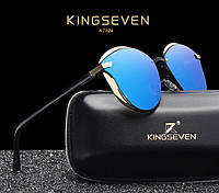 Женские поляризационные солнцезащитные очки KINGSEVEN N7824 Blue