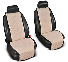 Накидки на передні сидіння універсальні широкі Чохли на шкіряні сидіння Накидки Еко-замша