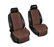 Накидки из Алькантары универсальные широкие Чехлы на передние сидения из алькантары Накидки для автосидения
