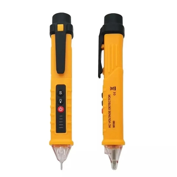 Безконтактний тестер напруги зі світловою та звуковою індикацією (7478)