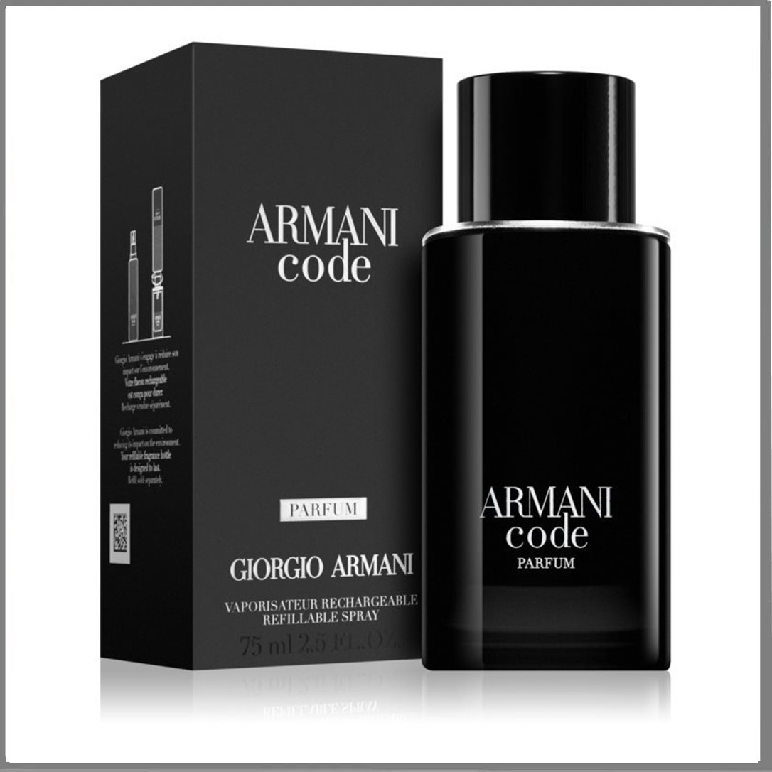 Armani Code Parfum парфумована вода 75 ml. (Джорджіо Армані Блек Код Парфуми)