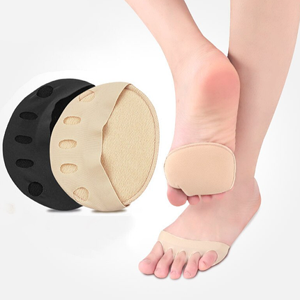 Устілки від мозолів бежеві 2 штуки, Шкарпетки для переднього відділу стопи, Подушечки-протектори, фото 1