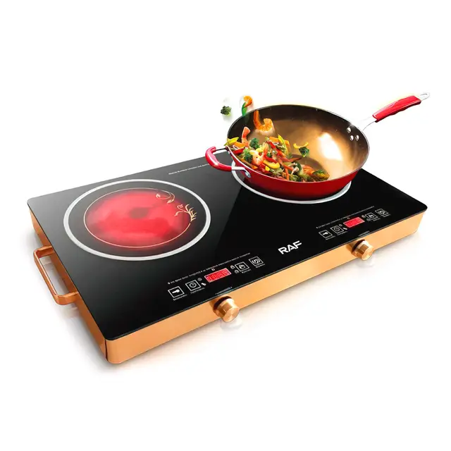 Купить Инфракрасная плита RAF R8088, электрическая на 2 конфорки ...