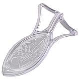 Соковижималка для лимона, прозора акрилова "Рибка", Механічна соковижималка, Сокодавка ручна, Сокодавка ручна, фото 8