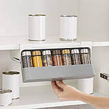 Органайзер Для Зберігання Спецій SPICE RACK , Кухонний органайзер, Баночки для спецій, Навісна полиця, фото 5
