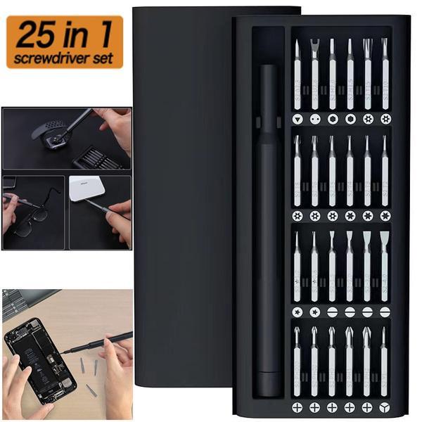Набір викруток 25 в 1 магнітні Біти Phillips Torx Hex Precision DIY розбірний міні-чохол - фото 2 - id-p1855148894