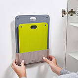 Дошка для нарізки з тримачем Joseph Joseph - DoorStore - підвісна кишеня з 2 дошками, Обробна дошка, фото 5