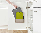 Дошка для нарізки з тримачем Joseph Joseph - DoorStore - підвісна кишеня з 2 дошками, Обробна дошка, фото 6