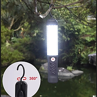 Фонарик BL PC 048COB USB CHARGE | Светодиодный фонарик | Подвесной фонарь для сто | Кемпинговый фонарь