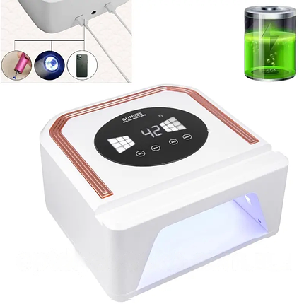 Сушарка для нігтів UV LAMP SUN Y31, Сушарка для шелаку на аккамуляторі, Лампа для манікюру і педикюру, фото 1
