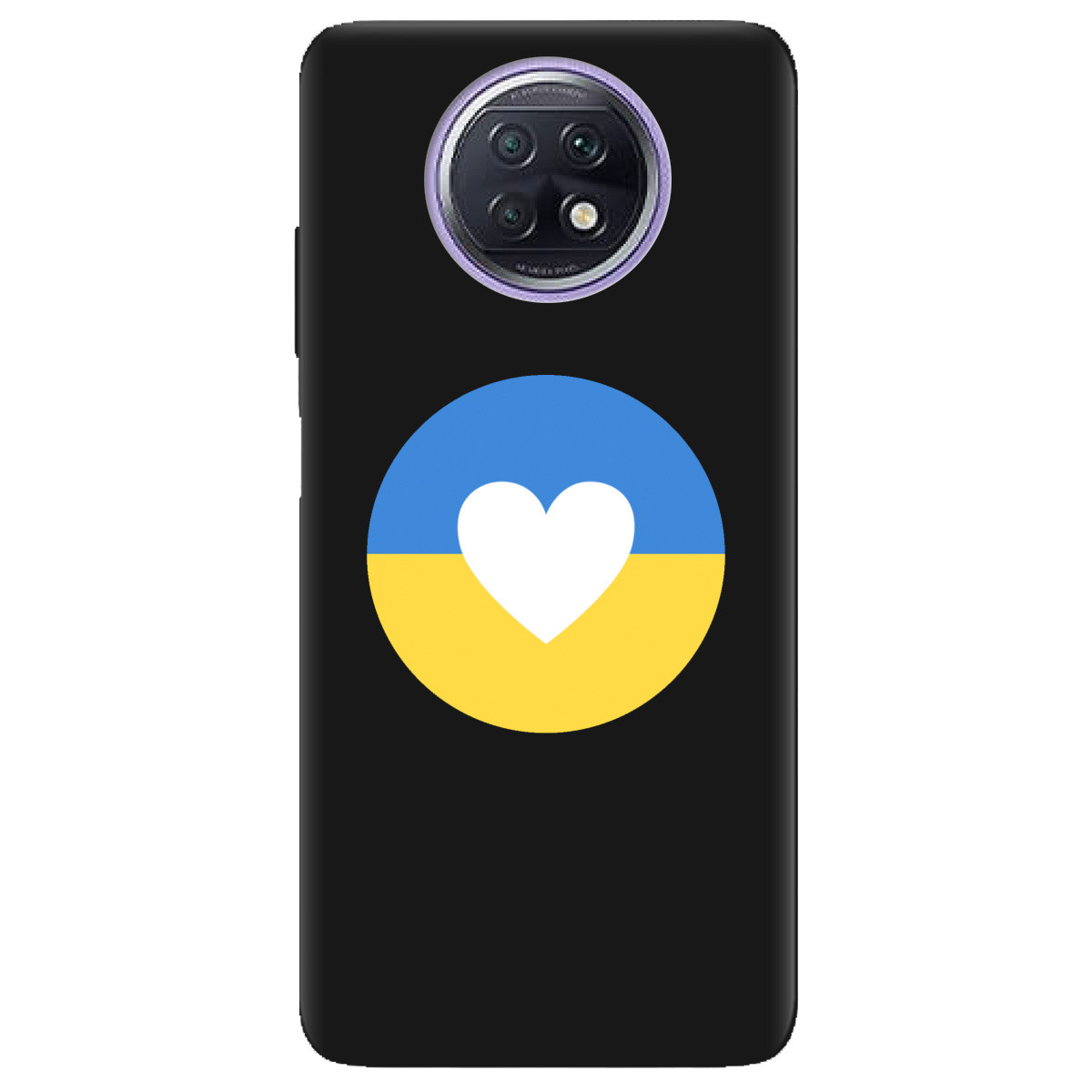 Оригінальний силіконовий Чохол з картинкою для телефону Ксіомі Редмі Note 9T | "Улюблена Україна"
