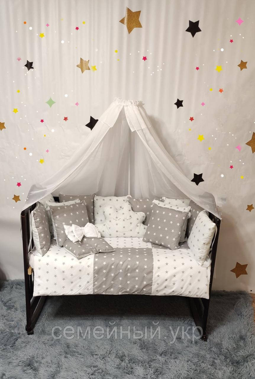 Комплект постельного в детскую кроватку BONNA Облако - фото 1 - id-p1855164661