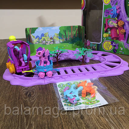 Дитяча залізниця "Романтична подорож". Іграшка My Little Pony, фото 2