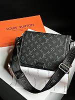 Louis Vuitton District PM Grey Canvas manbag