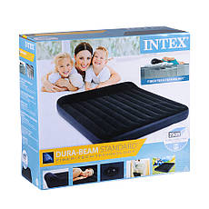 Надувний матрац. Розмір 191х137х25. Навантаження 273 кг. Intex 64142, фото 3