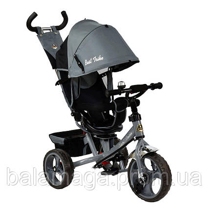Триколісний велосипед 7700 В - 6230 Best Trike Сірий, фото 2