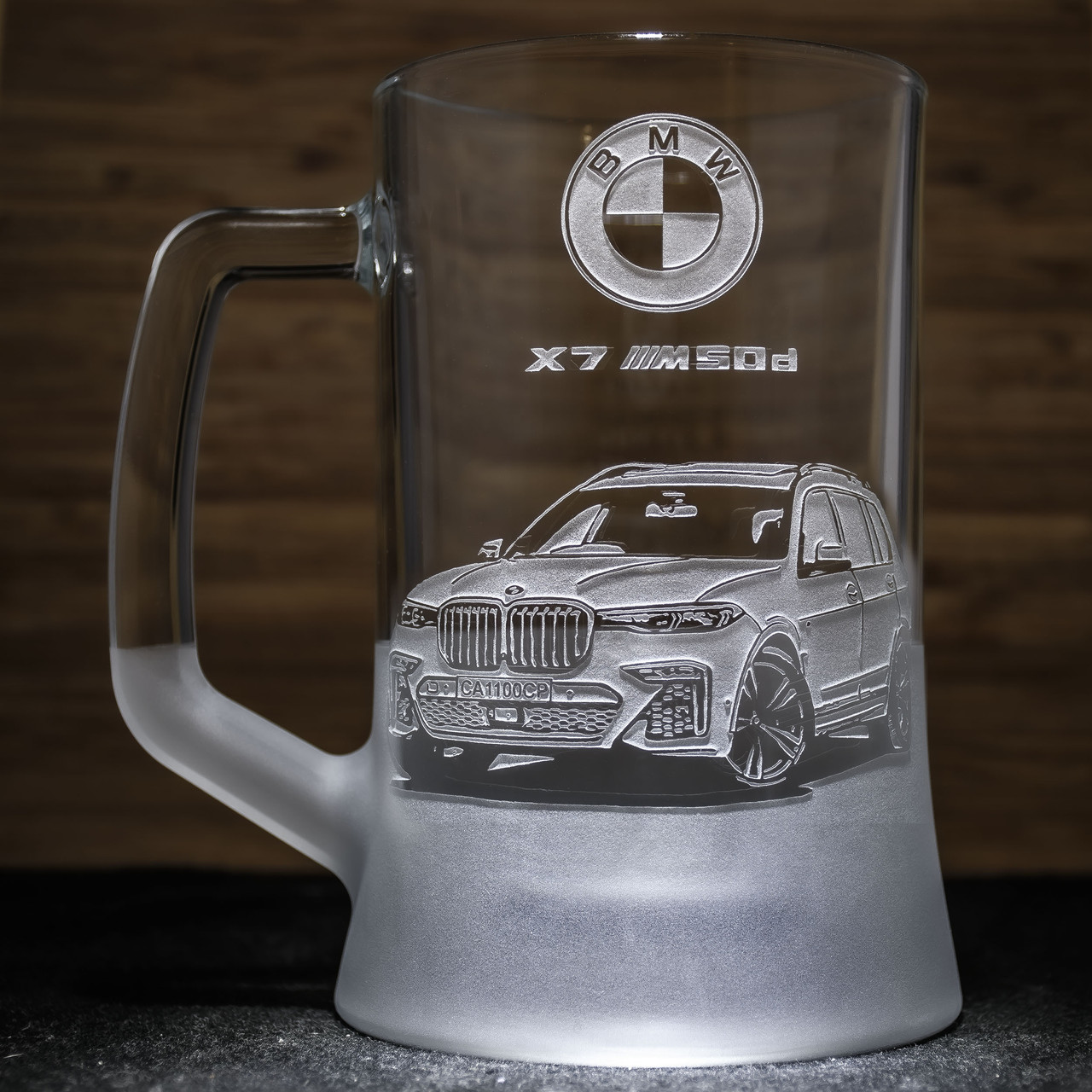 Бокал для пива з гравіюванням BMW X7 660 мл