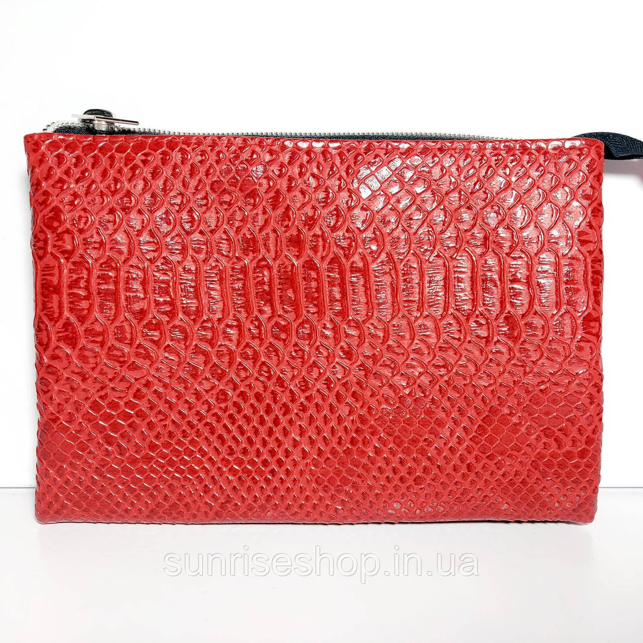 Жіноча косметичка - гаманець три відділи