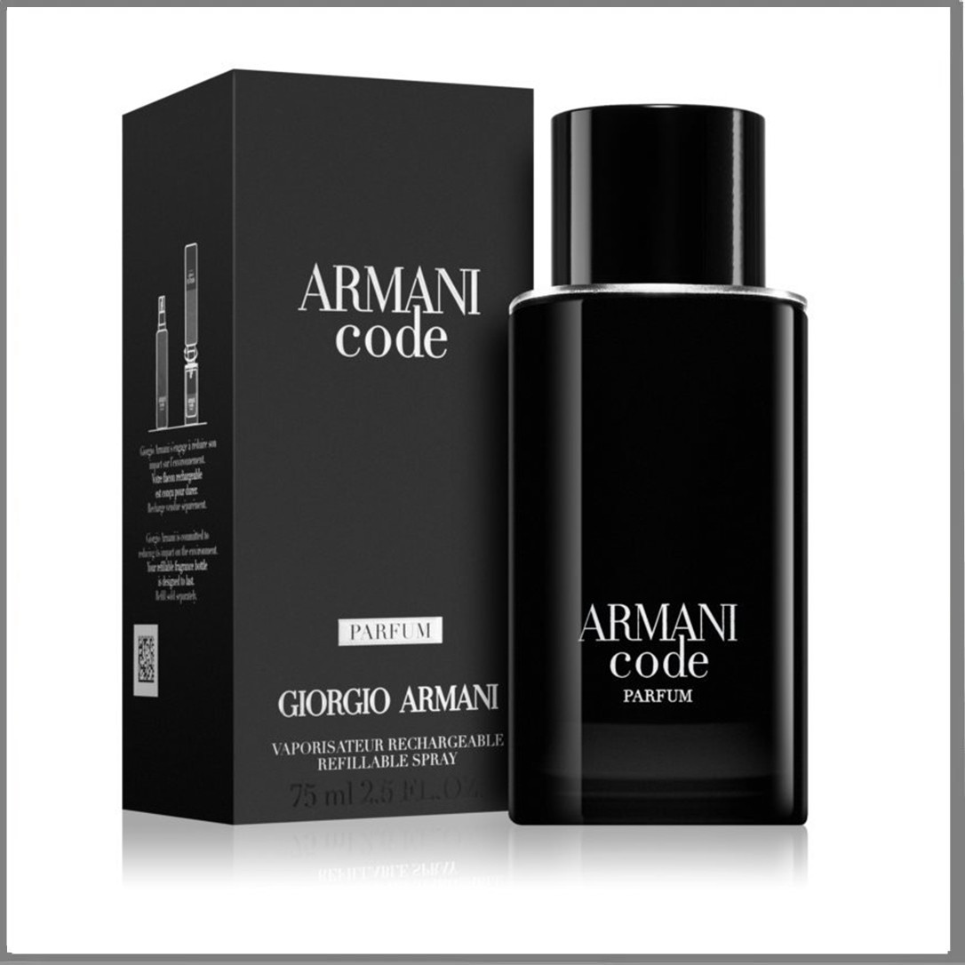 Armani Code Parfum парфум 75 ml. (Джорджіо Армані Блек Код Парфуми)
