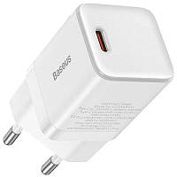 Сетевое зарядное устройство Baseus GaN3 Fast Charger 1C (30W) CCGN010102 - White