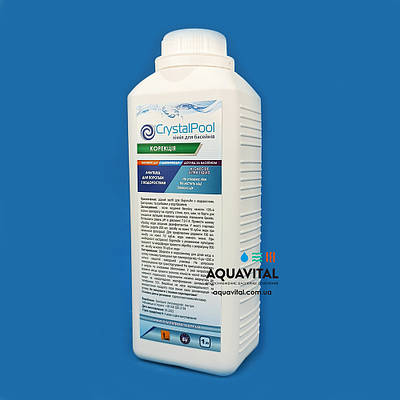 Альгіцид для боротьби з водоростями Crystal Pool Algaecide Ultra Liquid (1 л)