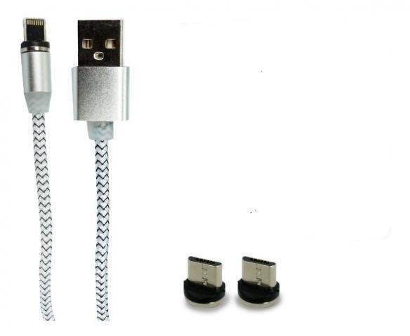 Магнитная зарядка кабель USB 3 в 1 Magnetic (X-Cable Type C) для ...