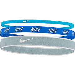 Пов'язки на голову Nike Assorted Bands Сірий/синій/блакитний