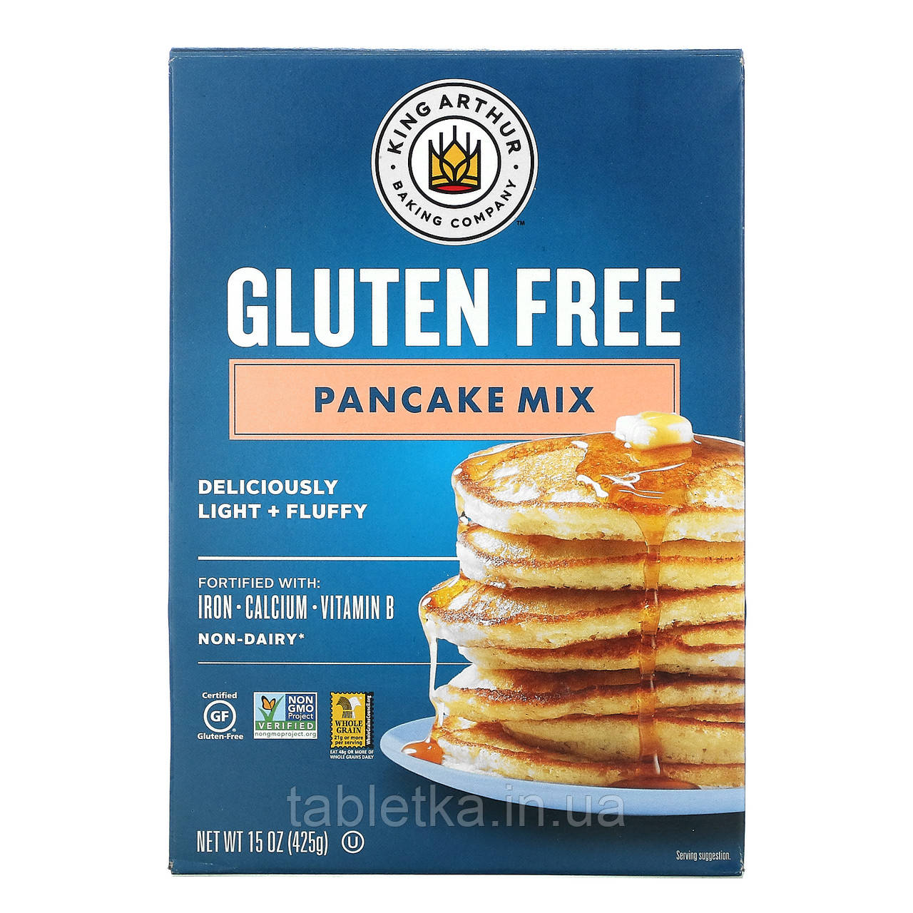 King Arthur Flour, безглютенова млинцева суміш, 425 г (15 унций)