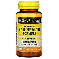 Mason Natural, Улучшенная добавка для здоровья ушей и слуха, 100 таблеток Днепр