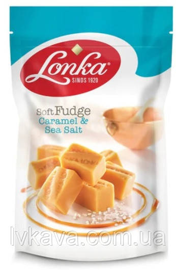 М'яка карамель Soft Fudge Caramel & Sea Salt Lonka, 180 гр