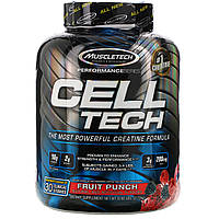 Muscletech, Performance Series, CELL-TECH, самая мощная формула с креатином, со вкусом фруктового пунша, Днепр