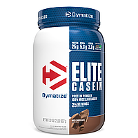 Dymatize Nutrition, Elite Casein, протеиновый порошок с насыщенным шоколадным вкусом, 907 г (2 фунта) Днепр