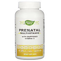 Nature's Way, мультивитамины для беременных с буферизованным витамином C, 180 капсул Днепр