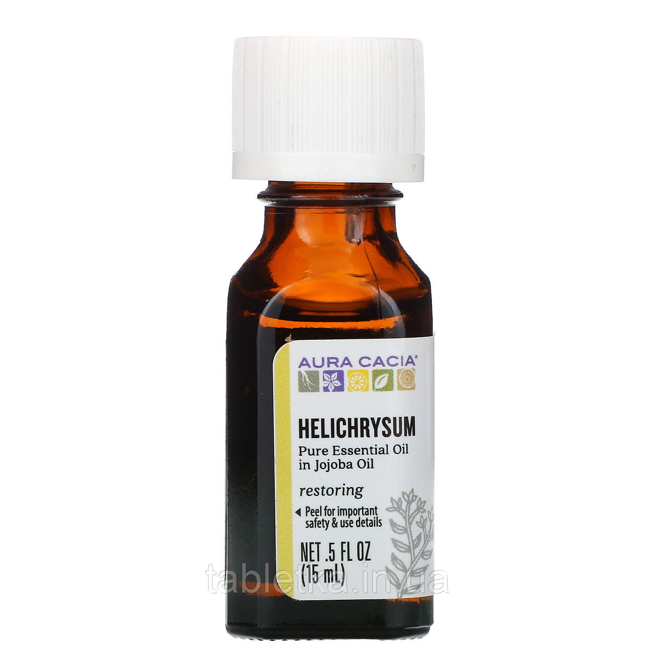Aura Cacia, чисті ефірні олії, безсмертник, 15 мл (0,5 рідкий. унції)