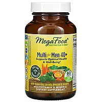 MegaFood, Multi for Men 40+, комплекс вітамінів і мікроелементів для чоловіків віком від 40 років, 60 таблеток