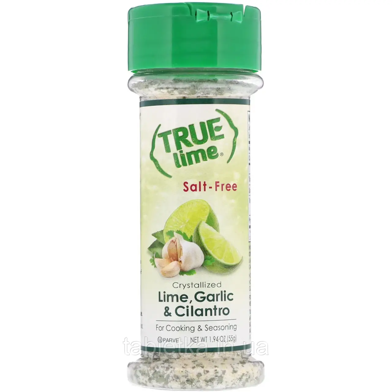 True Citrus, True Lime, кристалізований лайм із часником і коріандром, без солі, 55 г (1,94 унції)