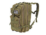 Військовий тактичний рюкзак 38л  XL Зелений, фото 5