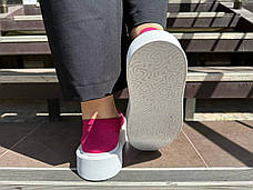 Жіночі мокасини натуральна замша G-AYRA-462 Рожеві, фото 5